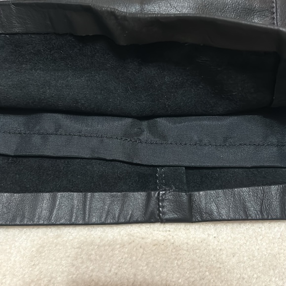 Genuine Leather Pencel  Skirt size S waist is 28”. Length is 21” - Picture 2 of 4